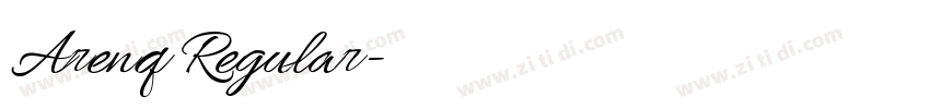 Arenq Regular字体转换 Arenq Regular字体转换